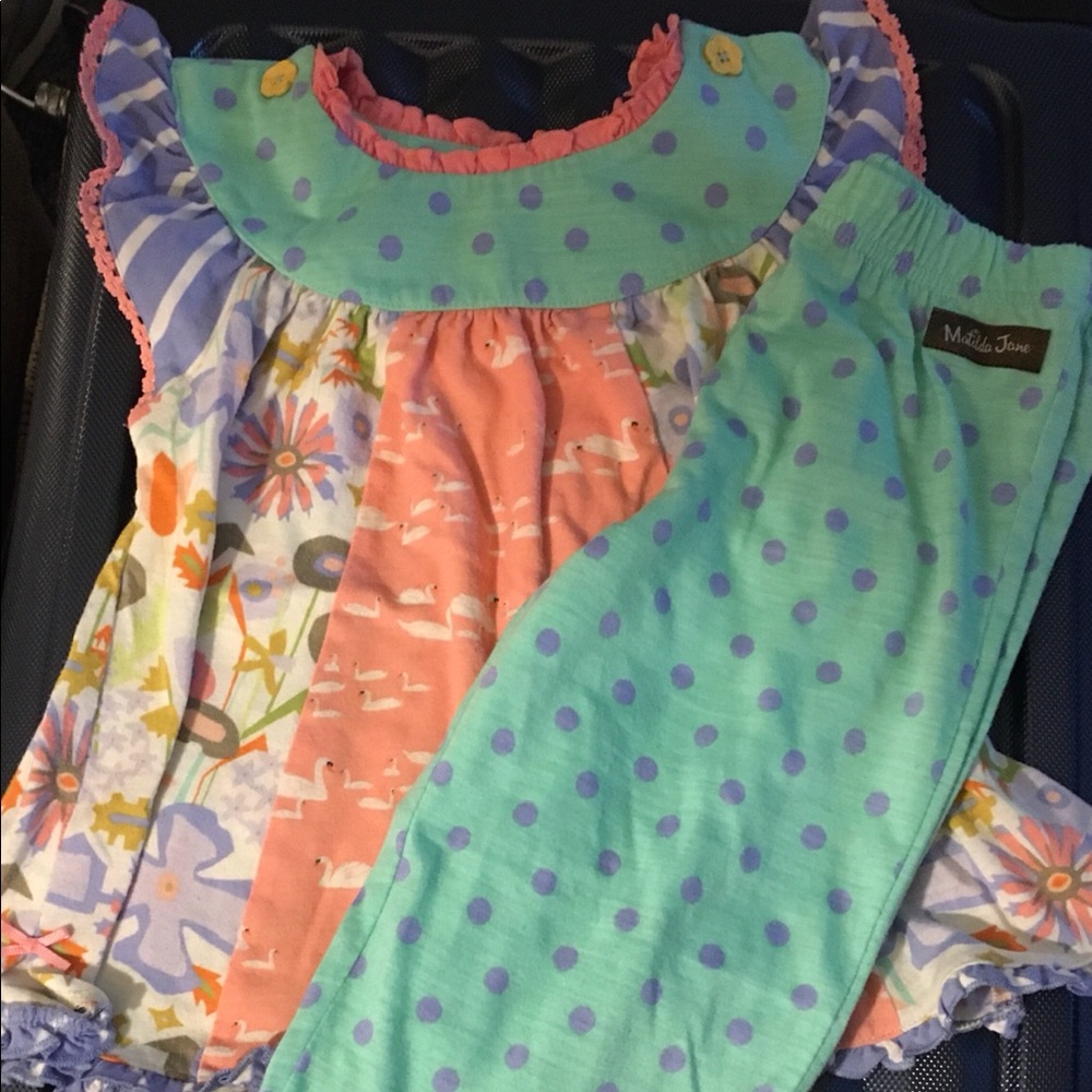 Matilda Jane pajama set 4T